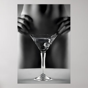 Martini Cocktail digitale download, Los Angeles Poster