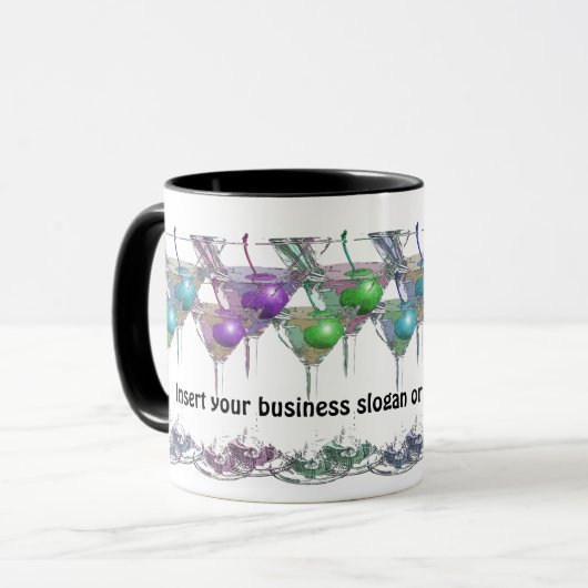 Martini Cocktail Mok (Voorkant links)