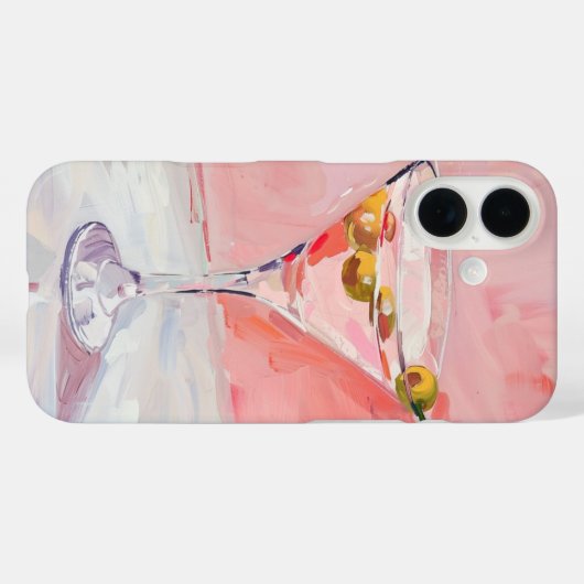 Martini Cocktail Painting Case-Mate iPhone Case (Achterkant (horizontaal))