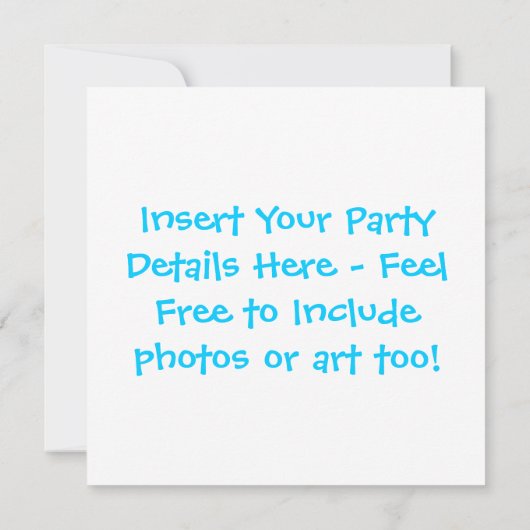 Martini - Cocktail Party Invitation Kaart (Achterkant)