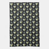 Martini Cocktail Patroon Theedoek (Verticaal)