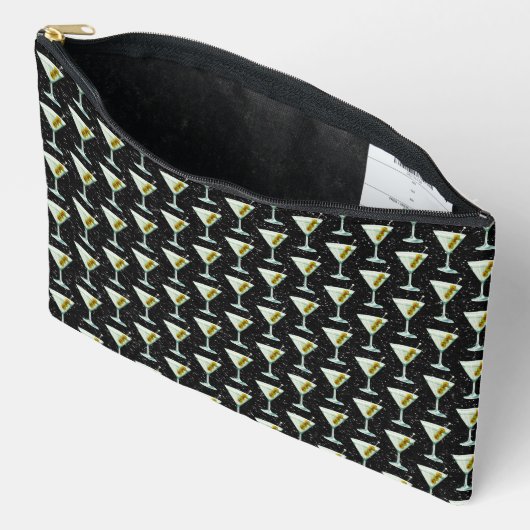 Martini Cocktail Pattern Etui (Open)