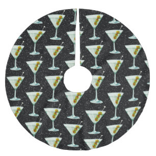 Martini Cocktail Pattern Kerstboom Rok