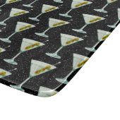 Martini Cocktail Pattern Snijplank (Hoek)