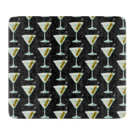 Martini Cocktail Pattern Snijplank