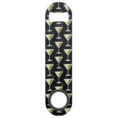 Martini Cocktail Pattern Speed Flessenopener (Voorkant)