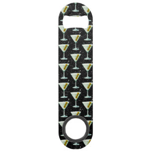 Martini Cocktail Pattern Speed Flessenopener