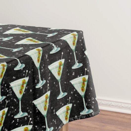 Martini Cocktail Pattern Tafelkleed (Voorbeeld)