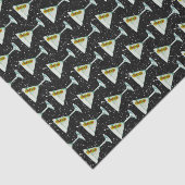 Martini Cocktail Pattern Tissuepapier (Detail)