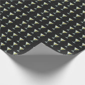 Martini Cocktail Pattern Wrapping Paper Cadeaupapier (Hoek)