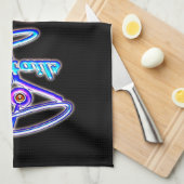 Martini cocktail retro neon sign  bar theedoek (Quarter Fold)