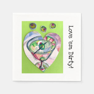 Martini Cocktail servetten