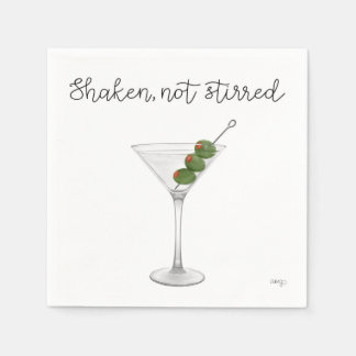 Martini Cocktail Servetten