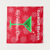 Martini Cocktail Station Wandkleed (Voorkant (horizontaal))