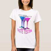 Martini Cocktail Taste Tester Dames Partij T-shirt (Voorkant)