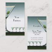 Martini Cocktail Visitekaartje (Voorkant / Achterkant)