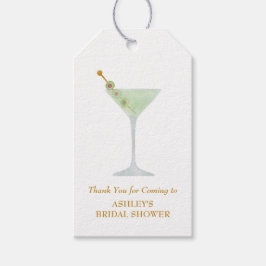 Martini Cocktail Wedding Favor Vrijgezellenfeest Cadeaulabel