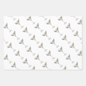 Martini cocktails bar patroon inpakpapier vel (Voorkant 2)