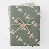 Martini cocktails bar patroon inpakpapier vel (In situ)