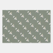 Martini cocktails bar patroon inpakpapier vel (Voorkant)