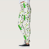 Martini Cocktails Gin en Tonic Drinken Mixologist Leggings (Links)