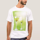 Martini Cocktails Mannen T-Shirt (Voorkant)