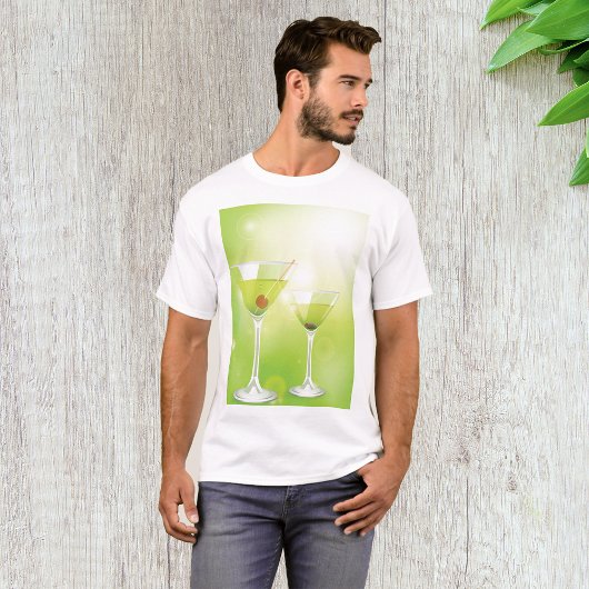 Martini Cocktails Mannen T-Shirt
