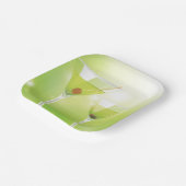 Martini Cocktails Papieren Borden Bordje (Gebogen)