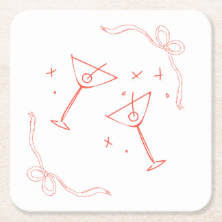 Martini Cool Meisje Onderzetter