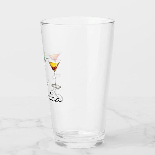 Martini Cosmo Manhattan Mixed Drink Cocktails Glas (Links)
