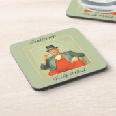 Martini Dandy - Heren Het is Sip O'Clock Bier Onderzetter (Linkerzijde)