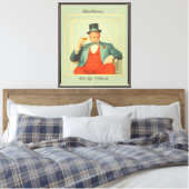 Martini Dandy - Heren Het is Sip O'Clock Canvas Afdruk (Insitu (Slaapkamer))