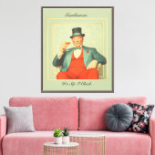 Martini Dandy - Heren Het is Sip O'Clock Canvas Afdruk (Insitu (Woonkamer))