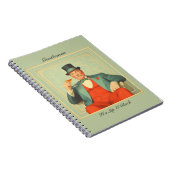 Martini Dandy - Heren Het is Sip O'Clock Notitieboek (Rechterzijde)