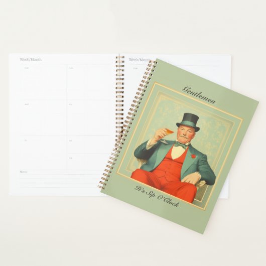 Martini Dandy - Heren Het is Sip O'Clock Planner (Display)