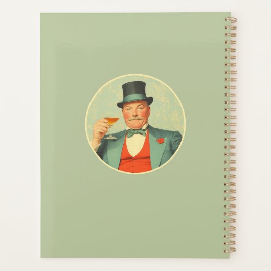 Martini Dandy - Heren Het is Sip O'Clock Planner (Achterkant)