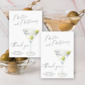 Martini Dank u Vrijgezellenfeest Bedankkaart