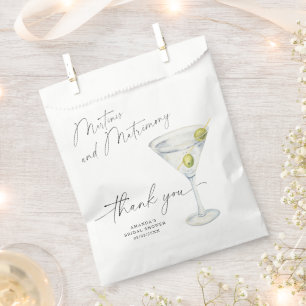 Martini Dank u Vrijgezellenfeest Bedankzakje