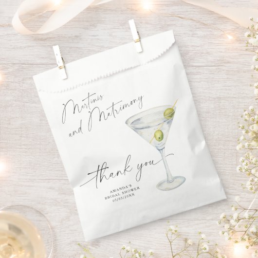 Martini Dank u Vrijgezellenfeest Bedankzakje (Geknipt)