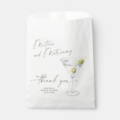 Martini Dank u Vrijgezellenfeest Bedankzakje (Voorkant)