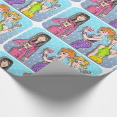 Martini Divas WRAPPING PAPER Cadeaupapier (Hoek)