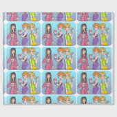 Martini Divas WRAPPING PAPER Cadeaupapier (Vlak)