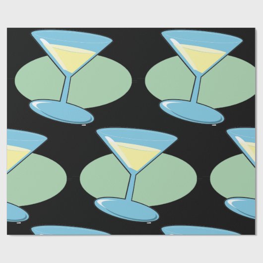 Martini Drink Cadeaupapier (Vlak)