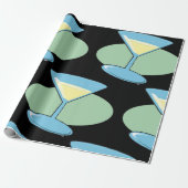 Martini Drink Cadeaupapier (Uitgerold)