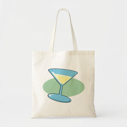 Martini Drink in een Canvas tas van glas (Voorkant)