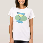 Martini Drink in een glas T-shirt (Voorkant)