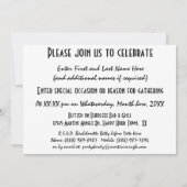 Martini Drink Signs - herhaal indien nodig Kaart (Achterkant)