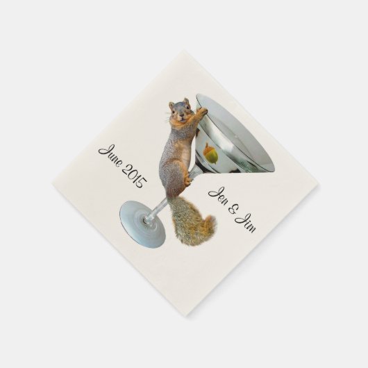 Martini Eekhoorn Papier servetten (Hoek)