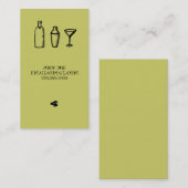 Martini Elements Calling Card Contactkaartje (Voorkant / Achterkant)