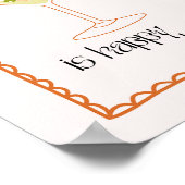 Martini Elk uur is gelukkig uur Poster (Hoek)